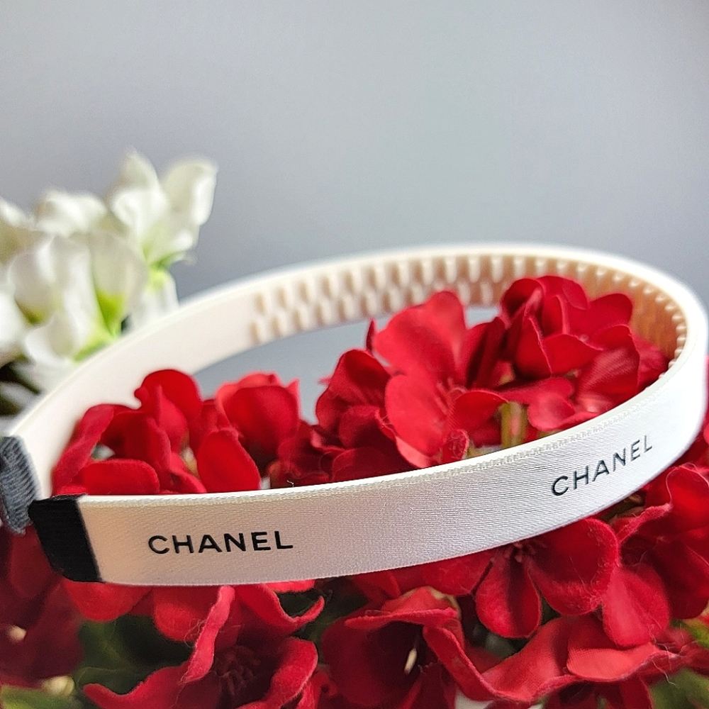 CHANEL Headband - Authentic Ribbon Handmade - Picture 3 of 3